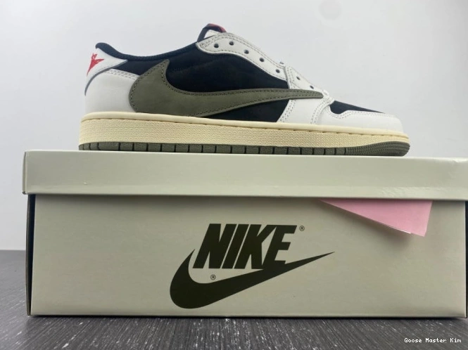 Travis OG DZ4137-106 x Air Jordan Retro Air 1 Olive Low Scott Jordan 0623